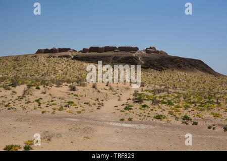 Ayaz-Kala, fortezza in antiche Khorezm. Karalpaqstan. Uzbekistan Foto Stock