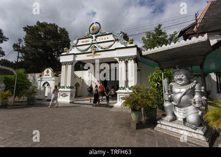 Yogyakarta, Indonesia - 04 agosto 2017: Yogyakarta palace ingresso in Indonesia Foto Stock