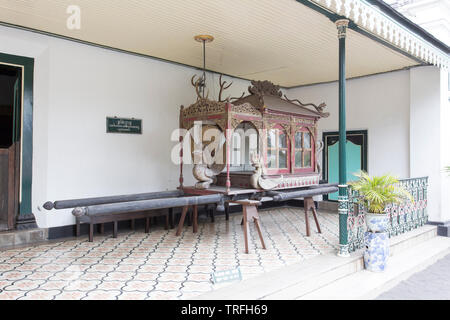 Yogyakarta, Indonesia - 04 agosto 2017: Yogyakarta palace museum in Indonesia Foto Stock