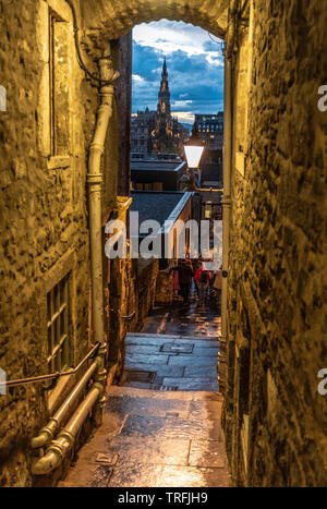 L'avvocato vicino, Royal Mile di Edimburgo Foto Stock