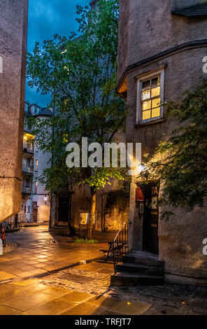 Lady Stair vicino, Royal Mile di Edimburgo Foto Stock