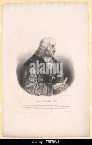 Federico III, Imperatore del Sacro Romano Impero, Additional-Rights-Clearance-Info-Not-Available Foto Stock