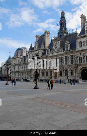 Hotel de Ville, Parigi, Francia Foto Stock