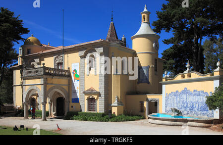 Portogallo Cascais, Condes de Castro Guimaraes museo, Foto Stock