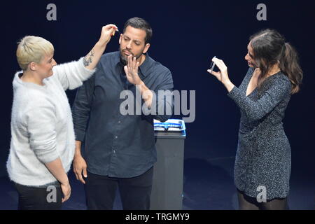 Edinburgh, Regno Unito. 5 Giugno, 2019. David Blaine apre il suo 'Reale o Magic' Tour del Regno Unito al Playhouse Theatre di Edimburgo. Credito: Colin Fisher/Alamy Live News Foto Stock