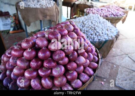 Mercato Devaraja a Mysore, India Foto Stock