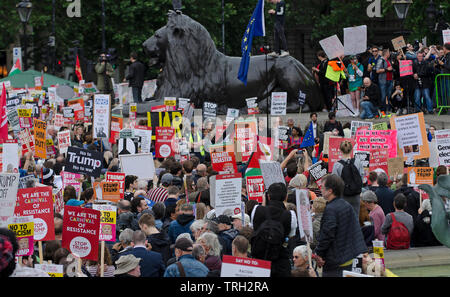 Arrestare Trump - Dimostrazione, Londra 2019 Foto Stock