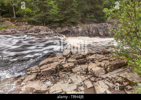 Bassa forza cascate vicino a Middleton in Teesdale, England, Regno Unito Foto Stock