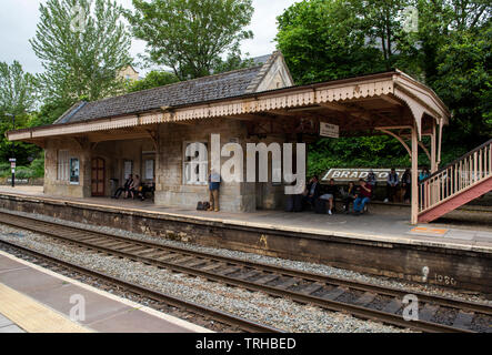 Bradford on Avon stazione ferroviaria, West Wiltshire in Inghilterra, Regno Unito Foto Stock