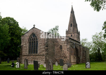 Chiesa della Santa Trinità, Ratcliffe-su-Soar, Nottinghamshire, England, Regno Unito Foto Stock