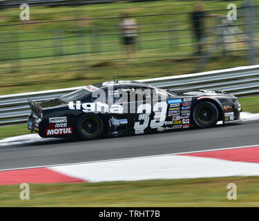 Lucas Lassere, Chevrolet Camaro, Elite 1, NASCAR Euro Series, American Speedfest VII, Brands Hatch, giugno 2019, automobili, Autosport, automobili, il circuito Foto Stock