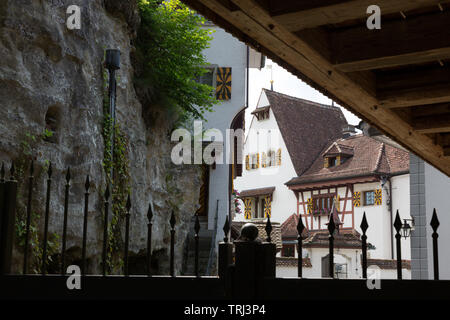 Castel Trostburg in Teufenthal Argovia, Svizzera Foto Stock