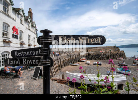 Il porto di Clovelly, Devon England Regno Unito Foto Stock