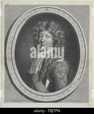 Ludwig, principe di Francia, 1661 - 1711, dauphin de Viennois, Additional-Rights-Clearance-Info-Not-Available Foto Stock