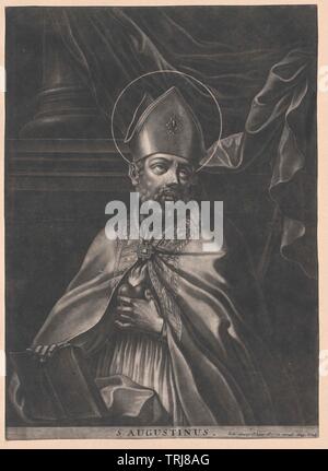 Agostino di Ippona, saint Additional-Rights-Clearance-Info-Not-Available Foto Stock