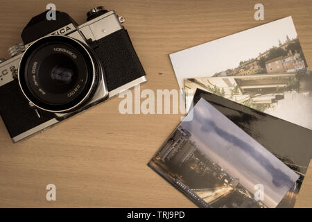 Texture di viaggio estate Osijek Opatija Abbazia Barcellona viaggi per mare Foto Stock