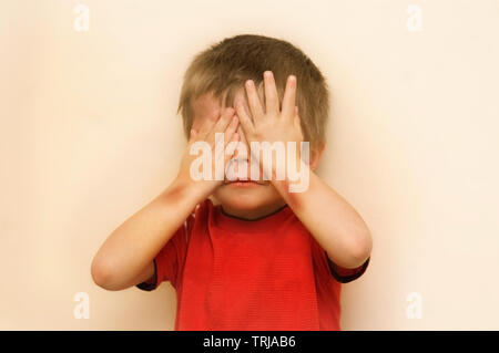 Un impressione di un bambini abusati. Foto Stock