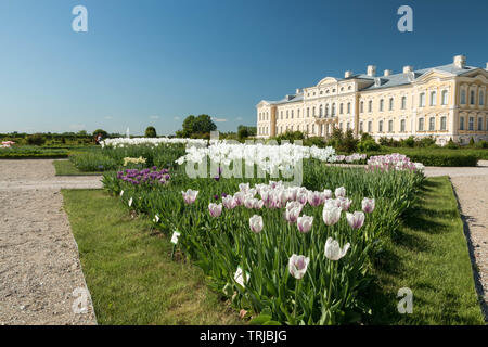 Rundale Palace, Rundāle parrocchia, Lettonia Foto Stock