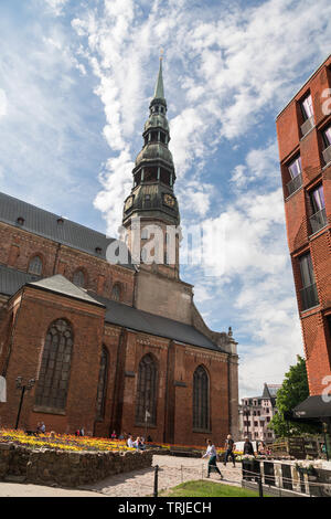 La Chiesa di San Pietro, Riga Foto Stock