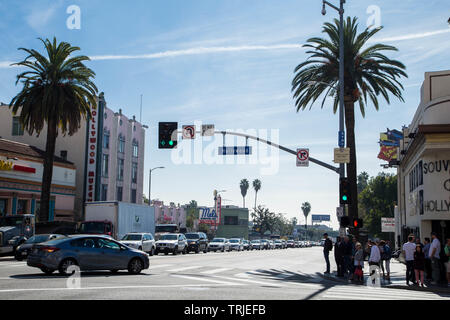 Hollywood Walk of Fame, Hollywood, California, dagli Stati Uniti d'America Foto Stock