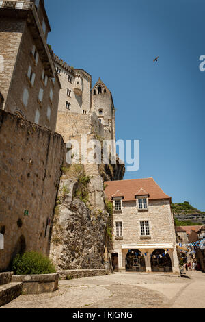 Rocamadour village, Dordogne Lot Francia Foto Stock