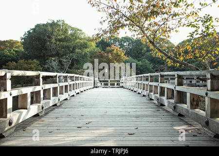 Il vecchio ponte bianco Foto Stock