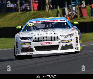 Michael Bleekemolen, Ford Mustang, Elite 2, NASCAR Euro Series, American Speedfest VII, Brands Hatch, giugno 2019, automobili, Autosport, automobili, il circuito Foto Stock