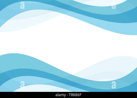 Colore blu onda acqua astratti o in stile retrò background Foto Stock