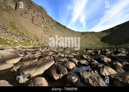 Caprini acqua e l'inizio di Torver Beck Foto Stock