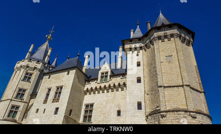 Château de Saumur, Pays de la Loire, Maine et Loire, Francia Foto Stock