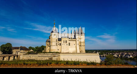 Château de Saumur, Pays de la Loire, Maine et Loire, Francia Foto Stock