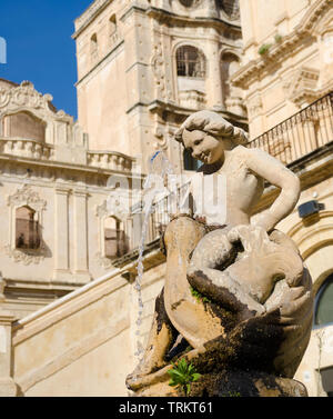 NOTO, Sicilia, Italia. 29 ‎December ‎2018. Il gioiello del barocco di Noto in Sicilia richiama un numero sempre crescente di turisti ogni anno. Foto Stock