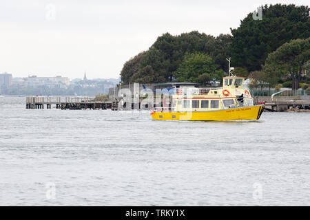 Il porto di Poole Dorset traghetti Foto Stock