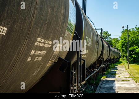 Gettysburg e Harrisburg Railroad Depot, West Railroad Street, Gettysburg, Pennsylvania Foto Stock