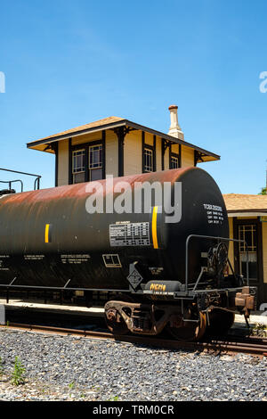 Gettysburg e Harrisburg Railroad Depot, West Railroad Street, Gettysburg, Pennsylvania Foto Stock