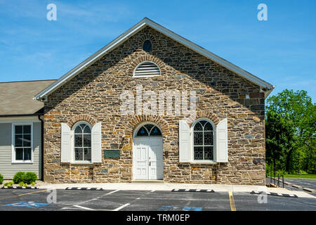 Abbassare Marsh Creek Chiesa Presbiteriana, 1865 Knoxlyn Road, Highland Township, Pennsylvania Foto Stock