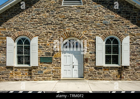 Abbassare Marsh Creek Chiesa Presbiteriana, 1865 Knoxlyn Road, Highland Township, Pennsylvania Foto Stock