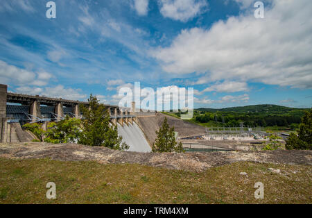 Table Rock paesaggio Diga di Branson, Missouri Foto Stock