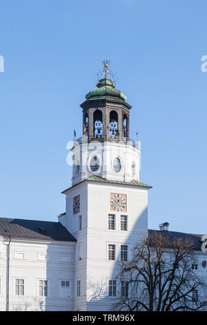 Il Carillon Torre di Nuova Residenza di Salisburgo, Austria. Foto Stock