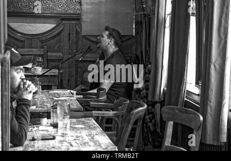 Massima Irish pub e ristorante Johnnie Fox,Glencullen,Co.Wicklow, Irlanda Foto Stock