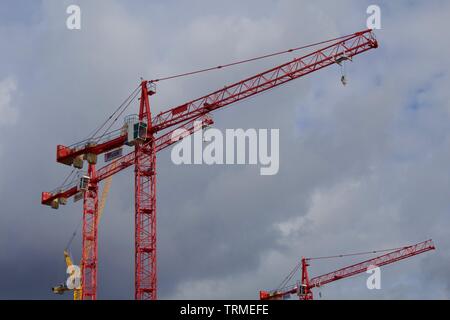 Fermo gru a torre in Bristol, foto scattata a Bristol. Foto Stock