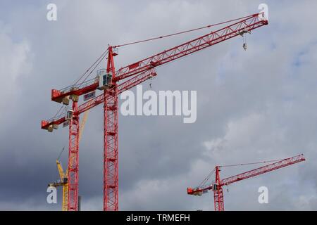 Fermo gru a torre in Bristol, foto scattata a Bristol. Foto Stock