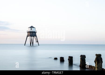 Dovercourt Lighthouse, lunga immagine di esposizione Foto Stock