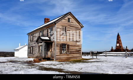 Henry storica casa al National Battlefield Park, Manassas, Virginia Foto Stock