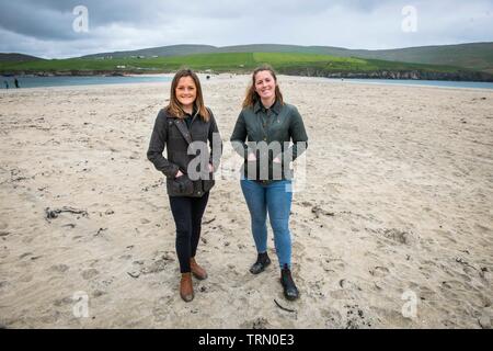 Gli agricoltori sulle Isole Shetland foto Copyright Chris Watt Tel - 07887 554 193 info@chriswatt.com www.chriswatt.com Foto Stock