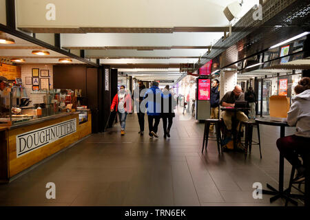 Turnstyle Mercato della metropolitana di New York City Foto Stock