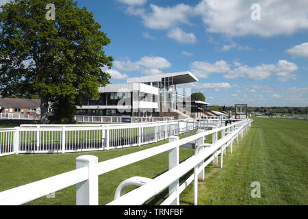 Il cavalletto principale a plumpton racecourse in villaggio plumpton in east sussex Foto Stock