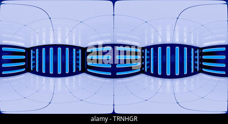 8K HDRI mappa, alto contrasto ambiente sferico panorama sfondo, arredamento moderno di sorgente di luce (di rendering 3D Interni rendering equirettangolare) Foto Stock