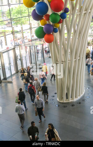 La lobby, Brookfield Place, Battery Park City, NYC, STATI UNITI D'AMERICA Foto Stock