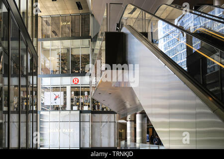 I negozi in cantieri di Hudson, New York City, Stati Uniti d'America Foto Stock